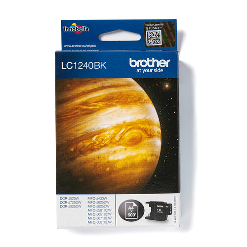 Brother LC1240BK ink cartridge 1 pc(s) Original Black Brother LC1240BK ink cartridge 1 pc(s) Original Black